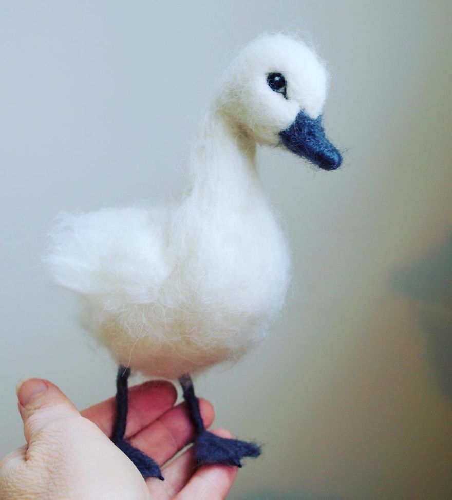 I Bring Wool To Life In Needle Felt Wildlife