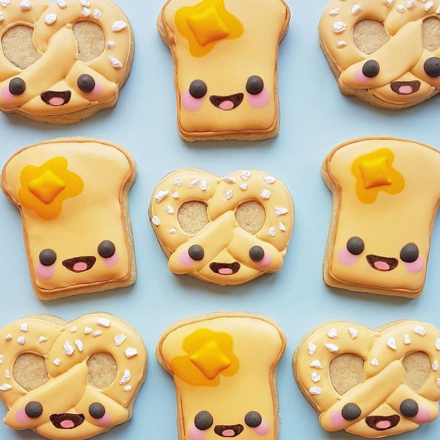 I Spend My Free Time Creating Cookies Of Characters Almost Too Cute To Eat!