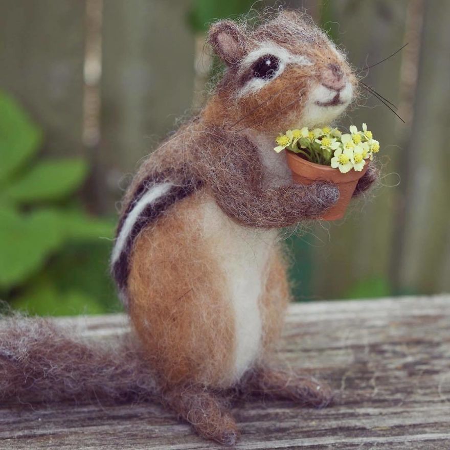 I Bring Wool To Life In Needle Felt Wildlife