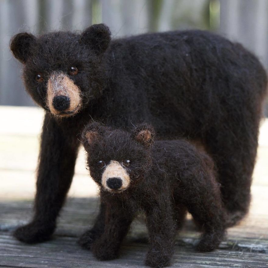 I Bring Wool To Life In Needle Felt Wildlife
