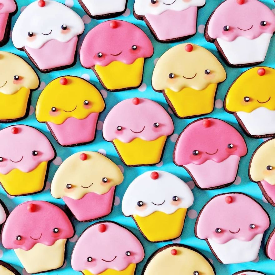 I Spend My Free Time Creating Cookies Of Characters Almost Too Cute To Eat!