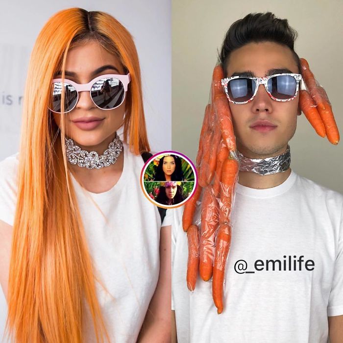 This Guy Gained Thousands Of Followers On Instagram “Recreating” Celebrity Photos (New Pics)