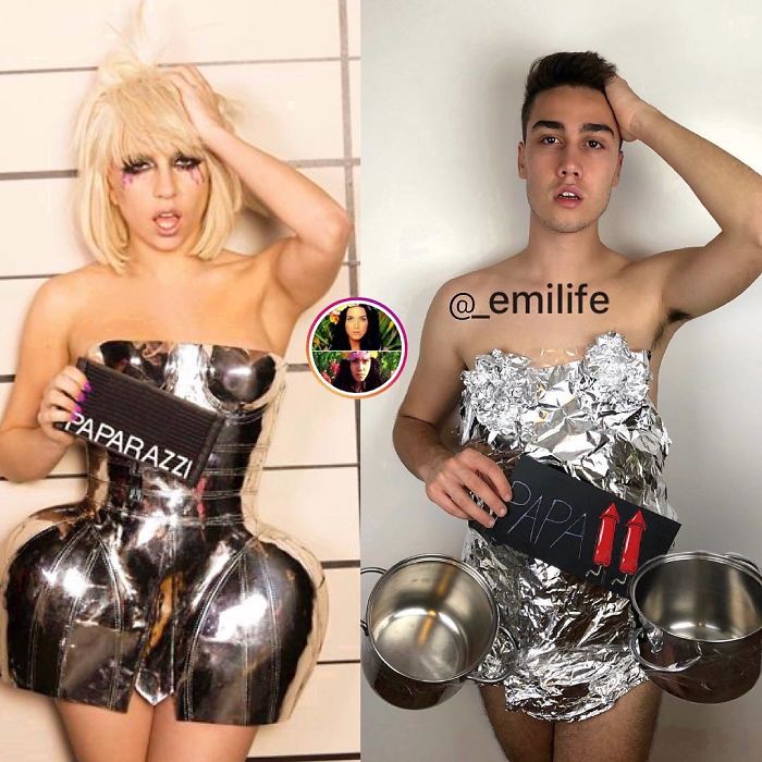 This Guy Gained Thousands Of Followers On Instagram “Recreating” Celebrity Photos (New Pics)