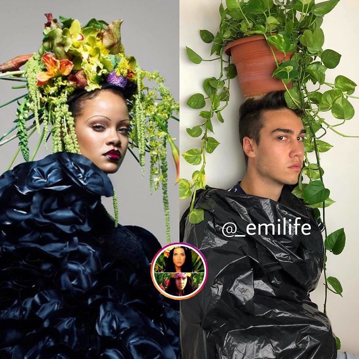 This Guy Gained Thousands Of Followers On Instagram “Recreating” Celebrity Photos (New Pics)