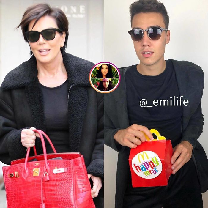 This Guy Gained Thousands Of Followers On Instagram “Recreating” Celebrity Photos (New Pics)