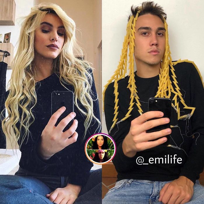 This Guy Gained Thousands Of Followers On Instagram “Recreating” Celebrity Photos (New Pics)