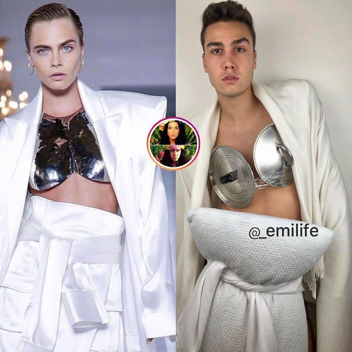 This Guy Gained Thousands Of Followers On Instagram “Recreating” Celebrity Photos (New Pics)