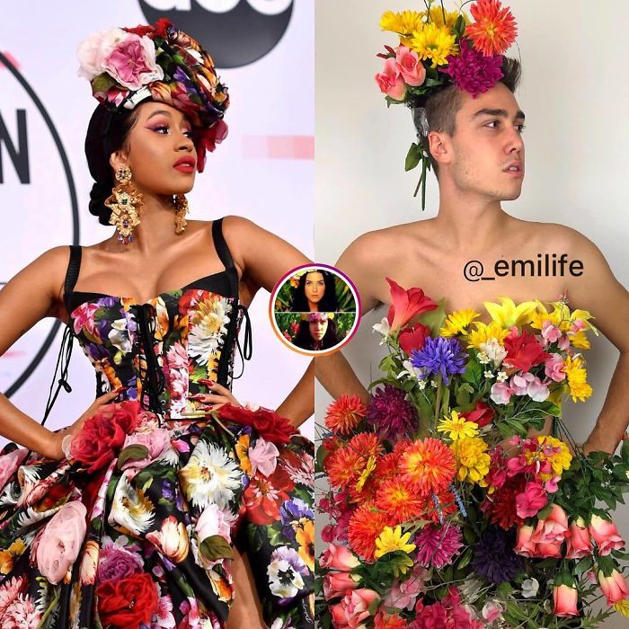 This Guy Gained Thousands Of Followers On Instagram “Recreating” Celebrity Photos (New Pics)