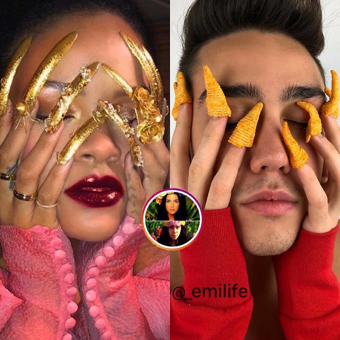 This Guy Gained Thousands Of Followers On Instagram “Recreating” Celebrity Photos (New Pics)