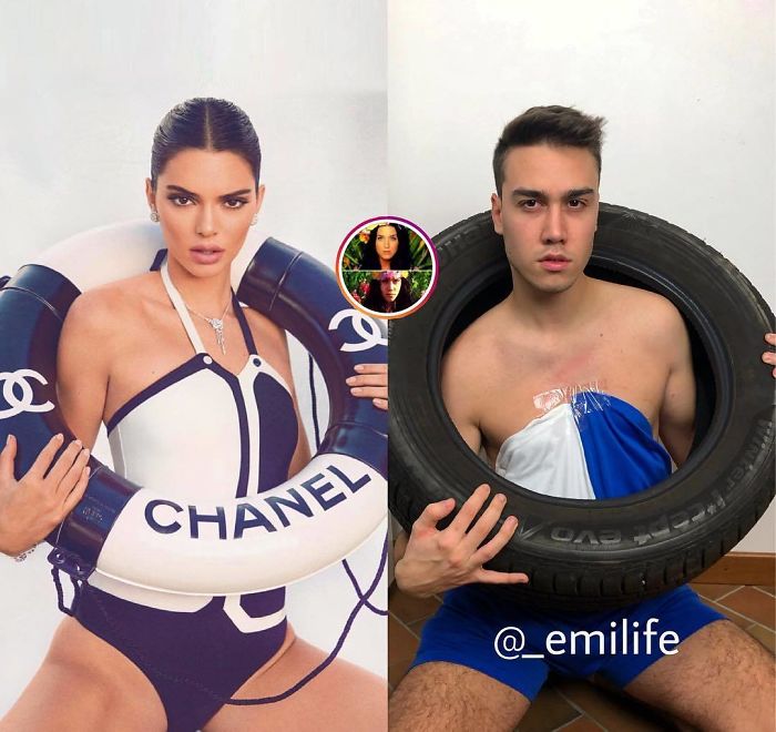 This Guy Gained Thousands Of Followers On Instagram “Recreating” Celebrity Photos (New Pics)