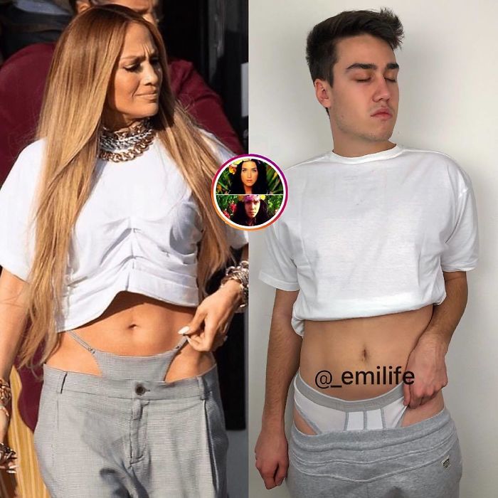 This Guy Gained Thousands Of Followers On Instagram “Recreating” Celebrity Photos (New Pics)