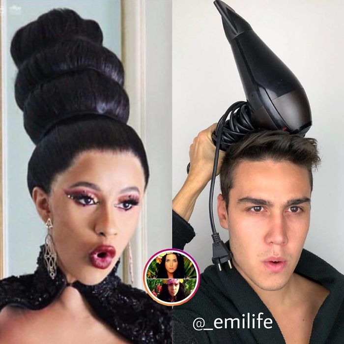 This Guy Gained Thousands Of Followers On Instagram “Recreating” Celebrity Photos (New Pics)