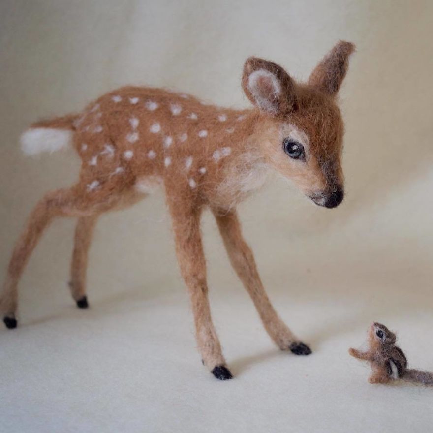 I Bring Wool To Life In Needle Felt Wildlife