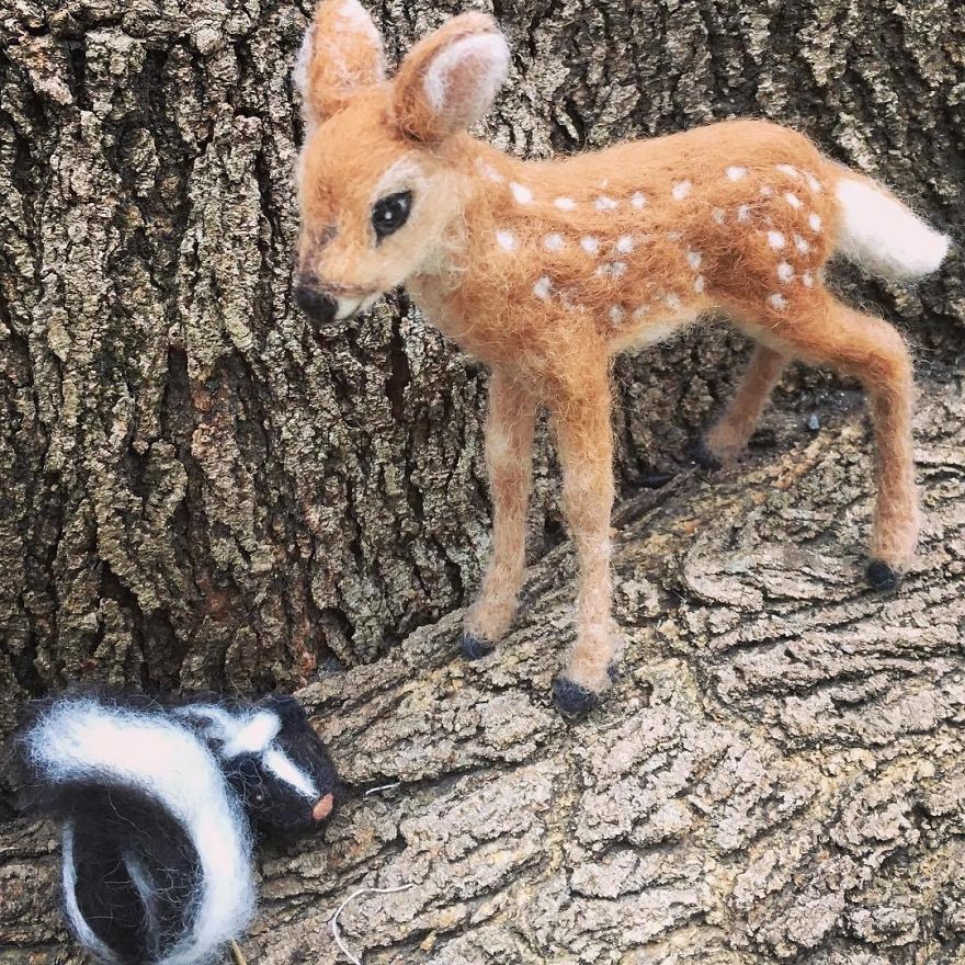 I Bring Wool To Life In Needle Felt Wildlife