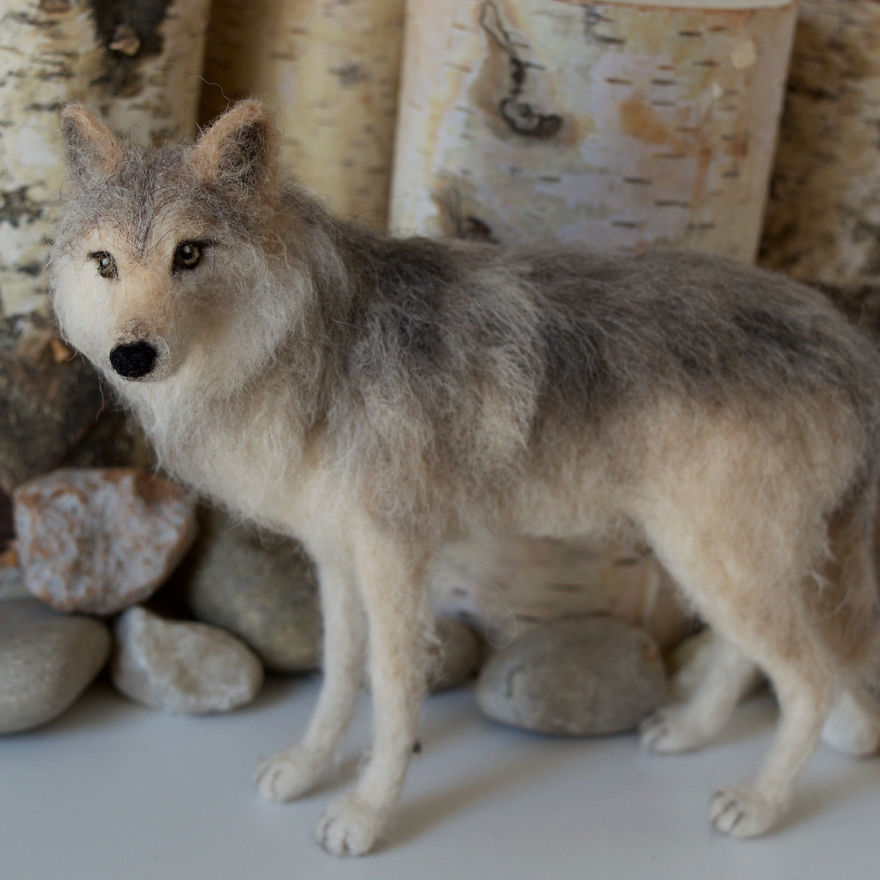 I Bring Wool To Life In Needle Felt Wildlife
