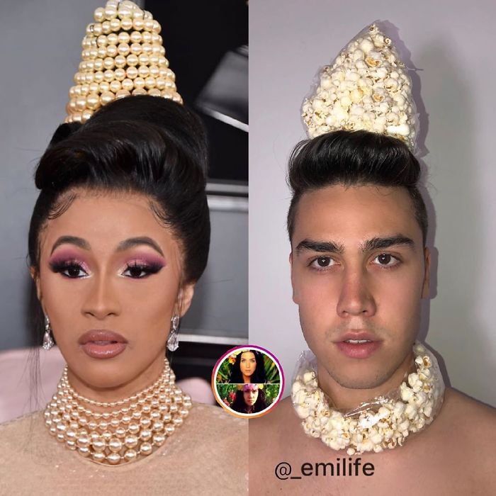 This Guy Gained Thousands Of Followers On Instagram “Recreating” Celebrity Photos (New Pics)