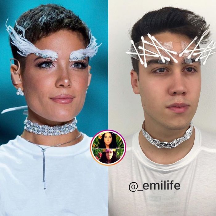 This Guy Gained Thousands Of Followers On Instagram “Recreating” Celebrity Photos (New Pics)