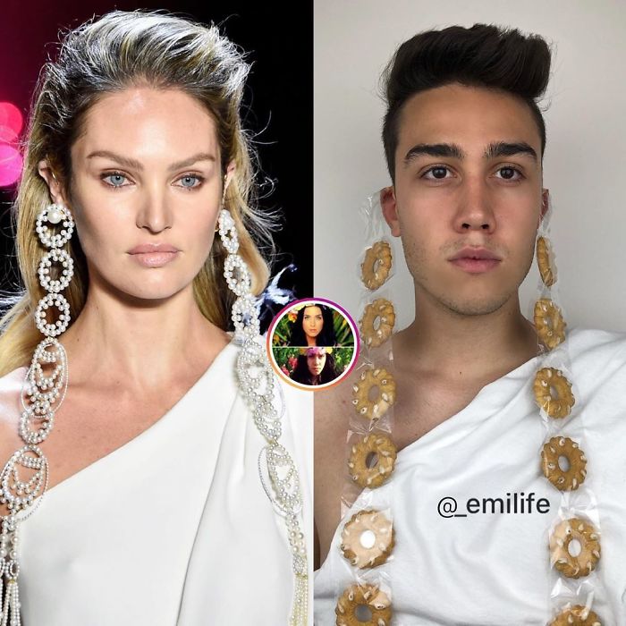 This Guy Gained Thousands Of Followers On Instagram “Recreating” Celebrity Photos (New Pics)