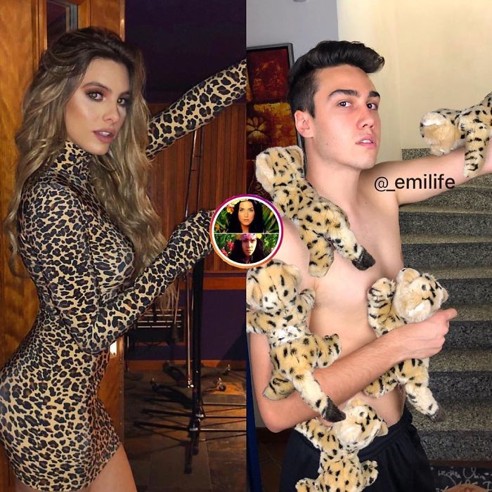 This Guy Gained Thousands Of Followers On Instagram “Recreating” Celebrity Photos (New Pics)