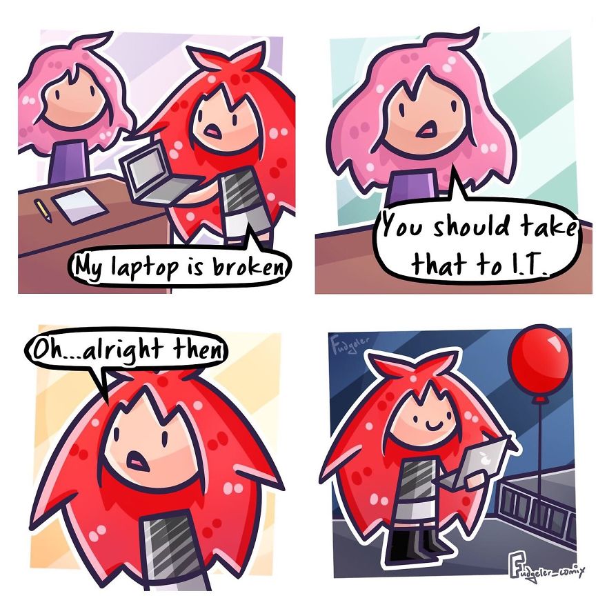 I Turn My Random Thoughts Into Comics