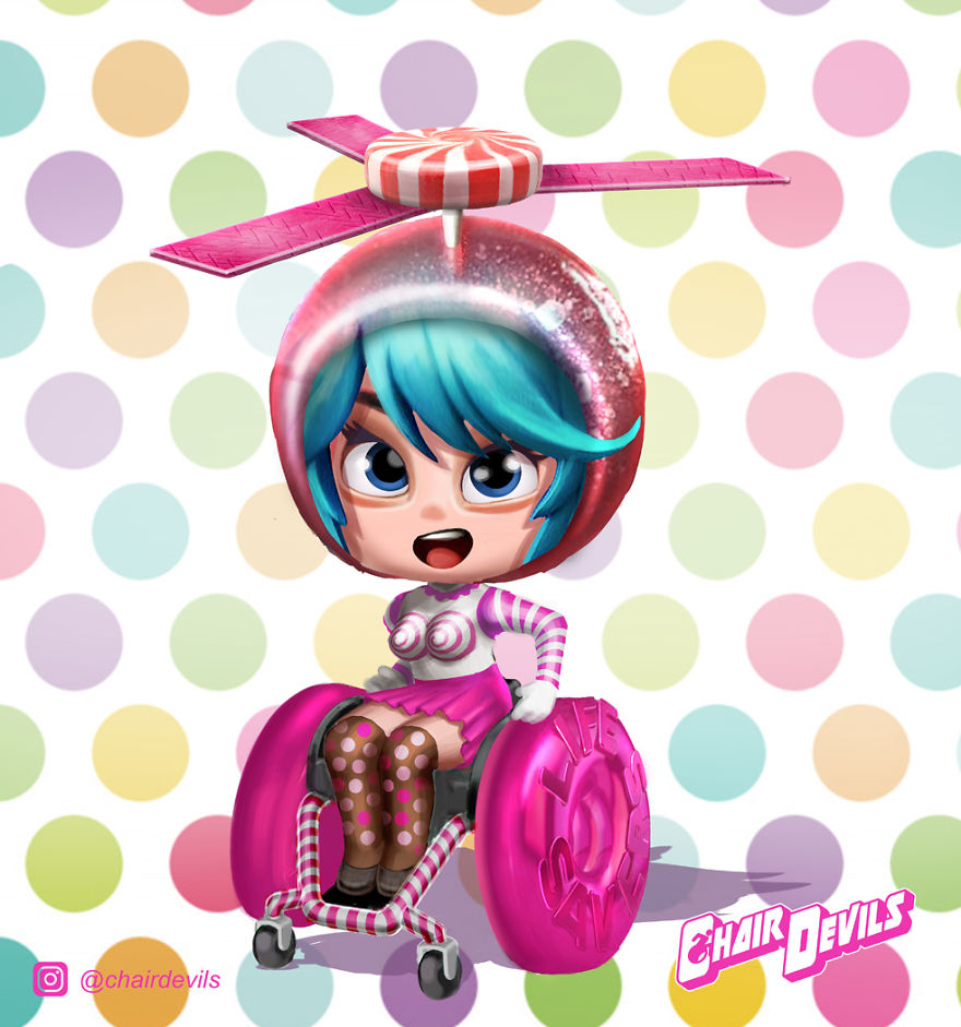 We Got Tired Of Lack Of Disability Representation In Media And Pop Culture So We Created Chair Devils!