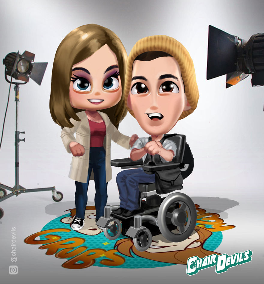 We Got Tired Of Lack Of Disability Representation In Media And Pop Culture So We Created Chair Devils!