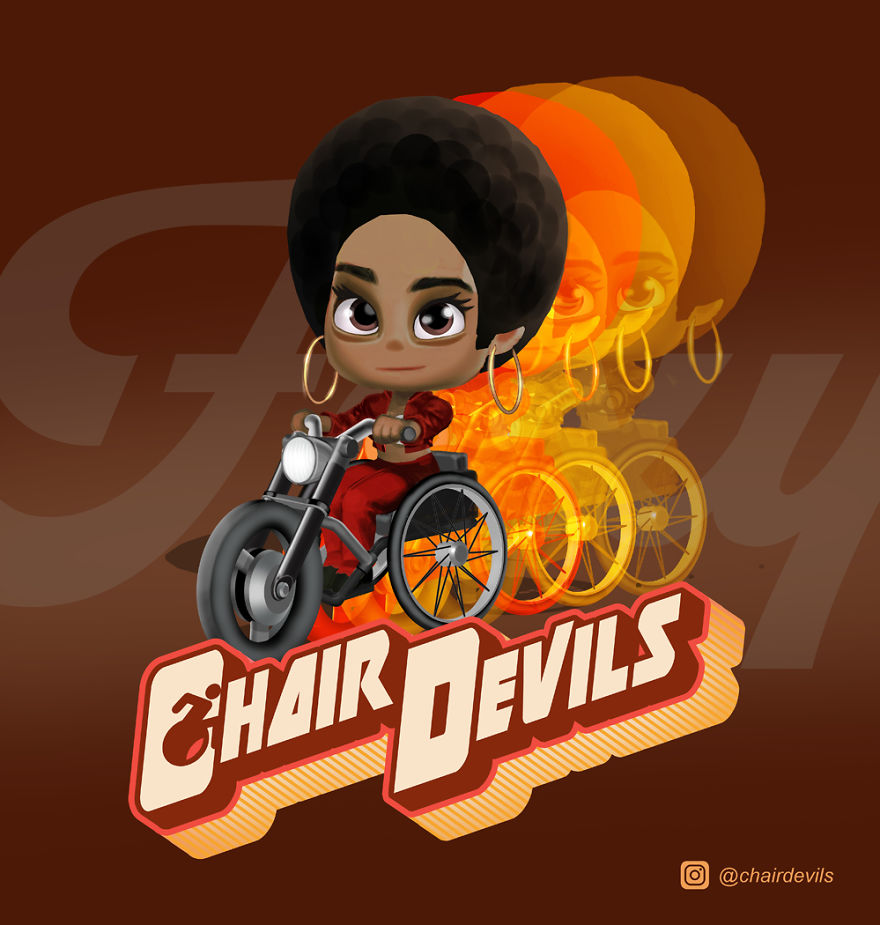 We Got Tired Of Lack Of Disability Representation In Media And Pop Culture So We Created Chair Devils!