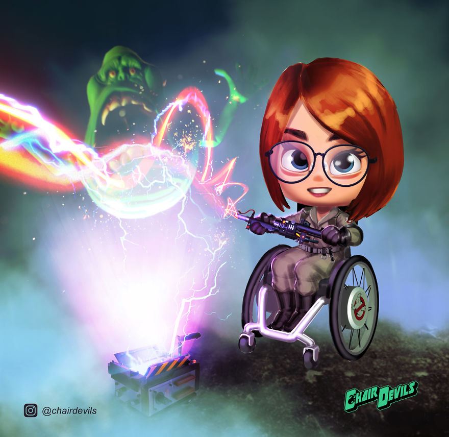 We Got Tired Of Lack Of Disability Representation In Media And Pop Culture So We Created Chair Devils!