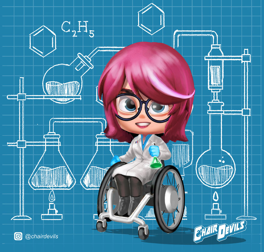 We Got Tired Of Lack Of Disability Representation In Media And Pop Culture So We Created Chair Devils!