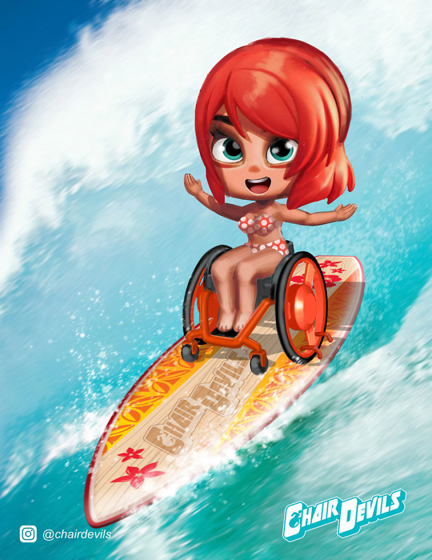 We Got Tired Of Lack Of Disability Representation In Media And Pop Culture So We Created Chair Devils!