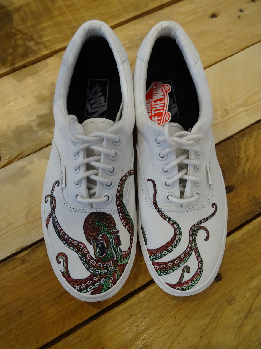Octopus, Personal Design, On Vans
