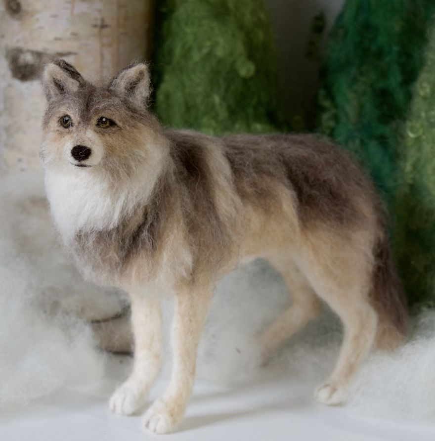 I Bring Wool To Life In Needle Felt Wildlife
