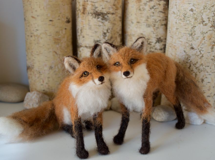I Bring Wool To Life In Needle Felt Wildlife