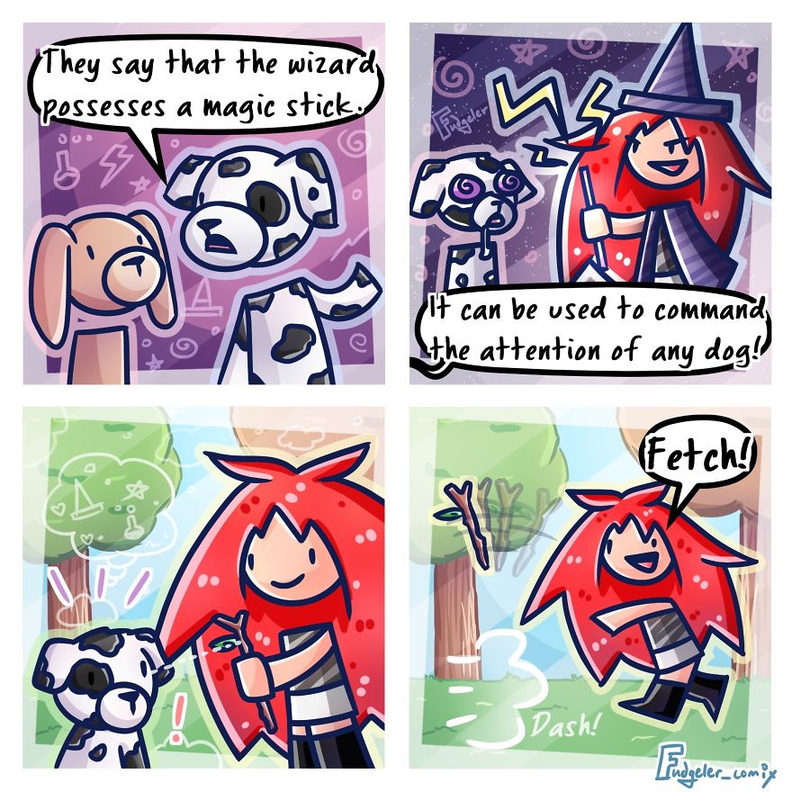 I Turn My Random Thoughts Into Comics