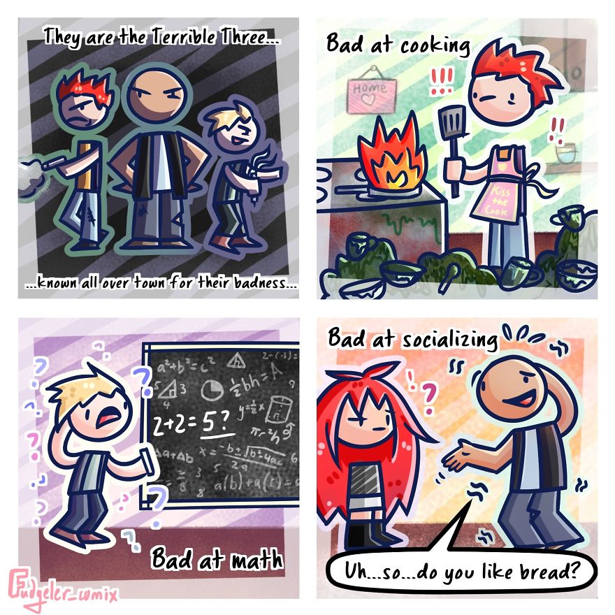 I Turn My Random Thoughts Into Comics