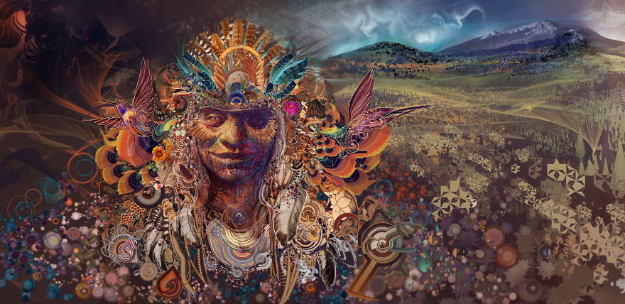 20 Mind Melting Artworks By Visionary Arts Pioneer, Android Jones