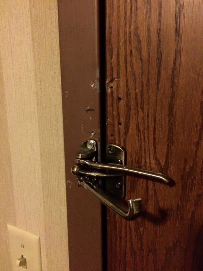 Someone Really Wanted To Get In