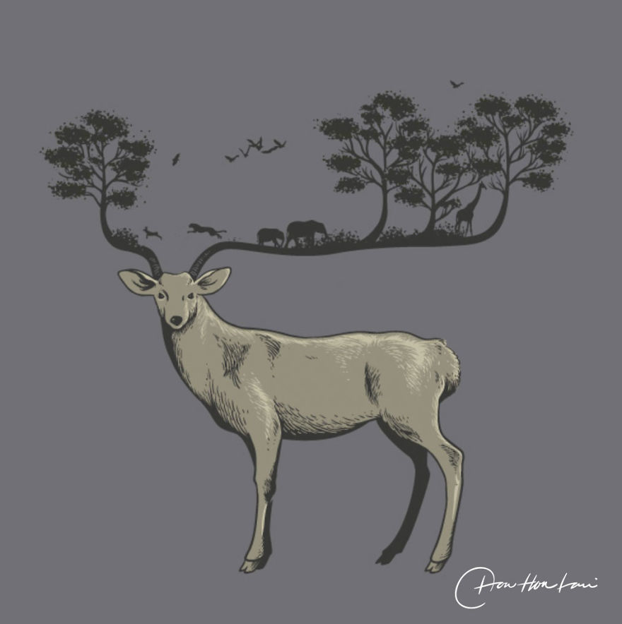 I Created An Illustration Of The Daily Life Of Cute And Funny Animals.