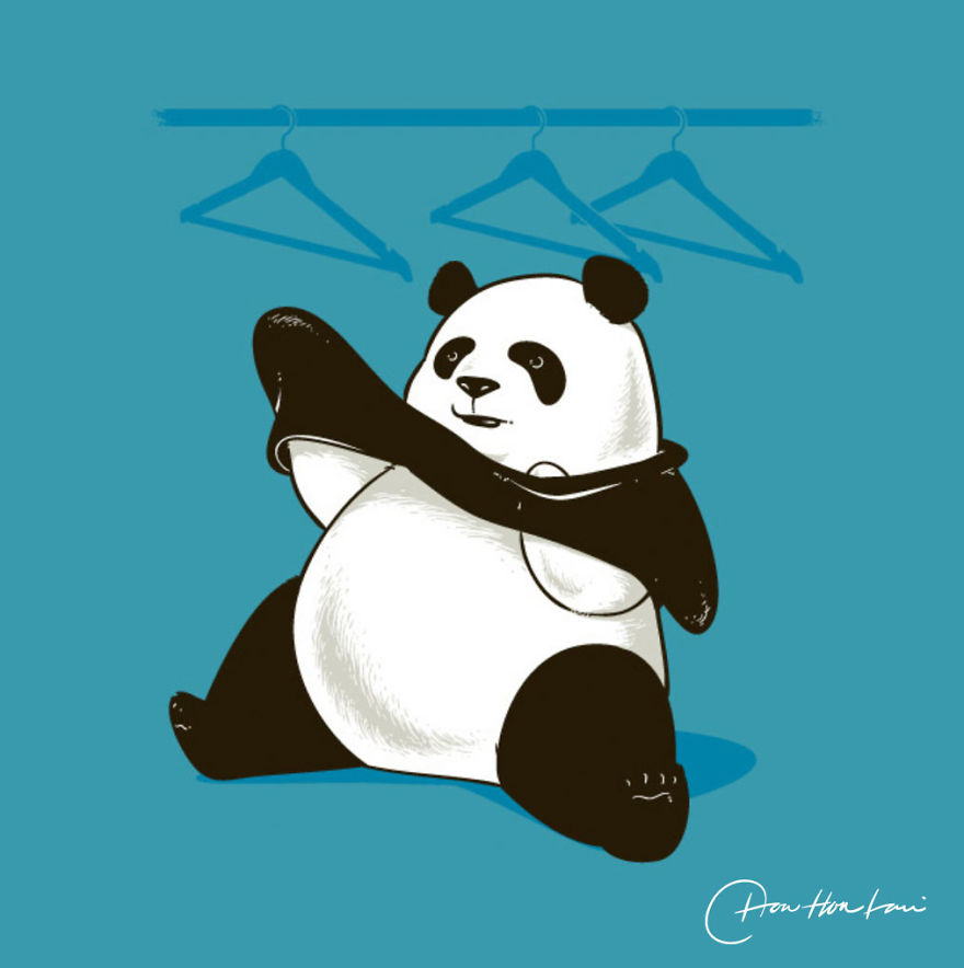 I Created An Illustration Of The Daily Life Of Cute And Funny Animals.