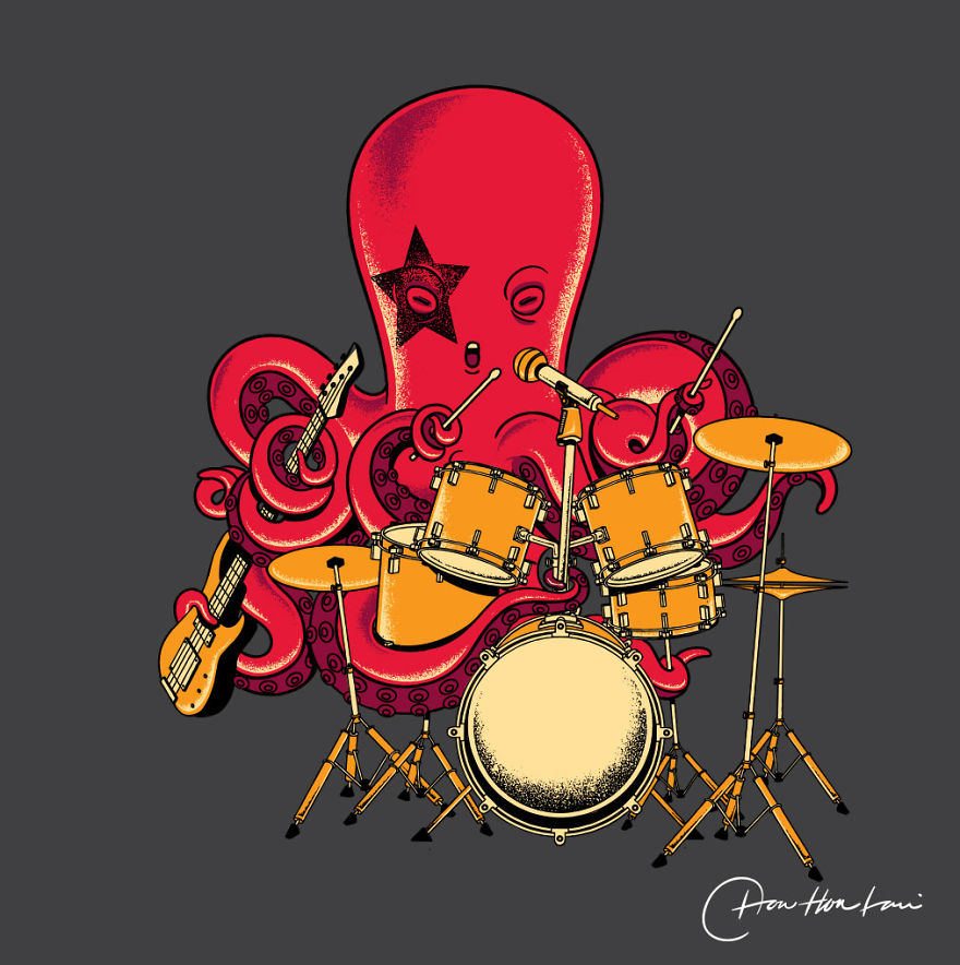 I Created An Illustration Of The Daily Life Of Cute And Funny Animals.