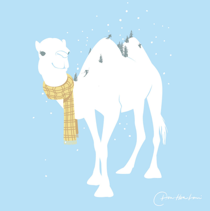 I Created An Illustration Of The Daily Life Of Cute And Funny Animals.