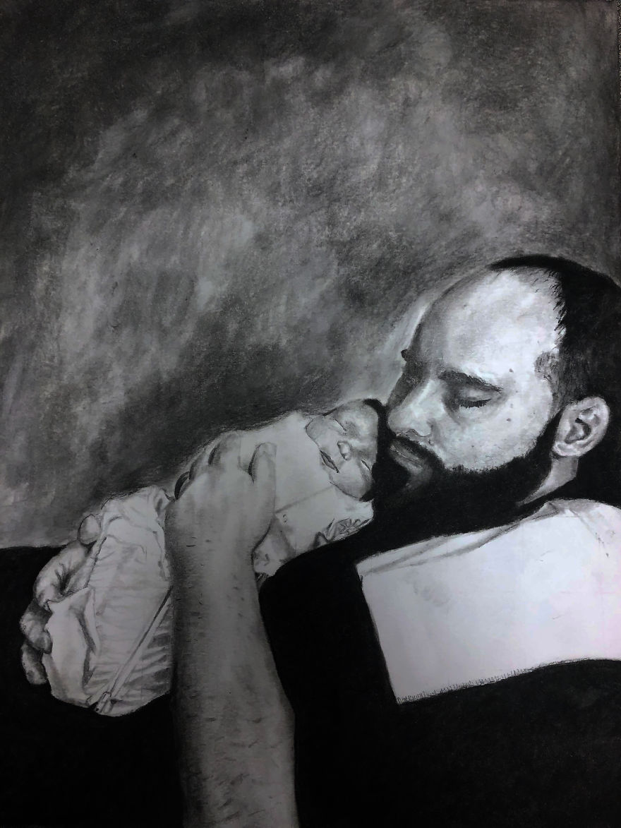 I Draw Commissioned Artwork For People And Here Are 13 Of My Recent Portraits