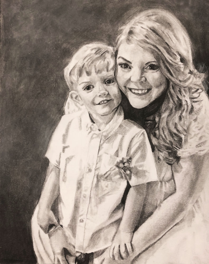 I Draw Commissioned Artwork For People And Here Are 13 Of My Recent Portraits