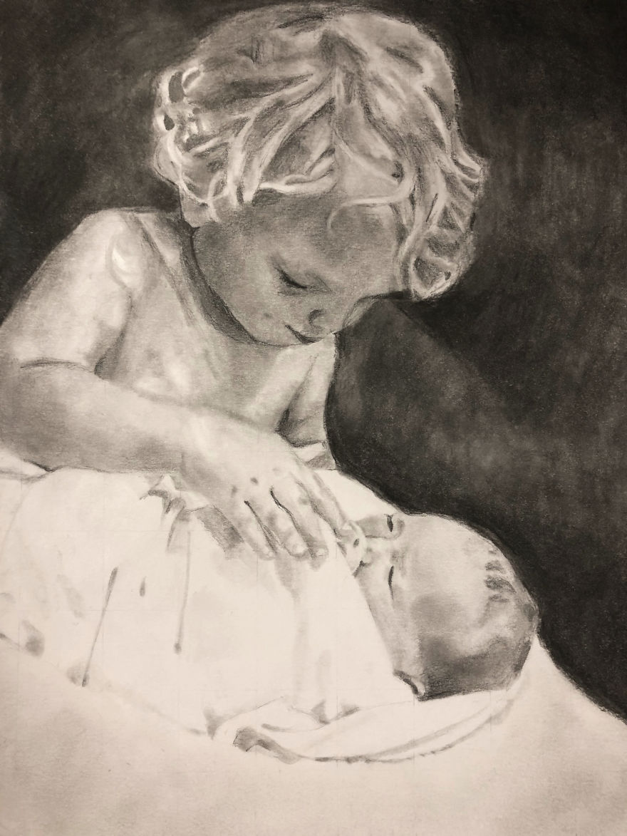 I Draw Commissioned Artwork For People And Here Are 13 Of My Recent Portraits