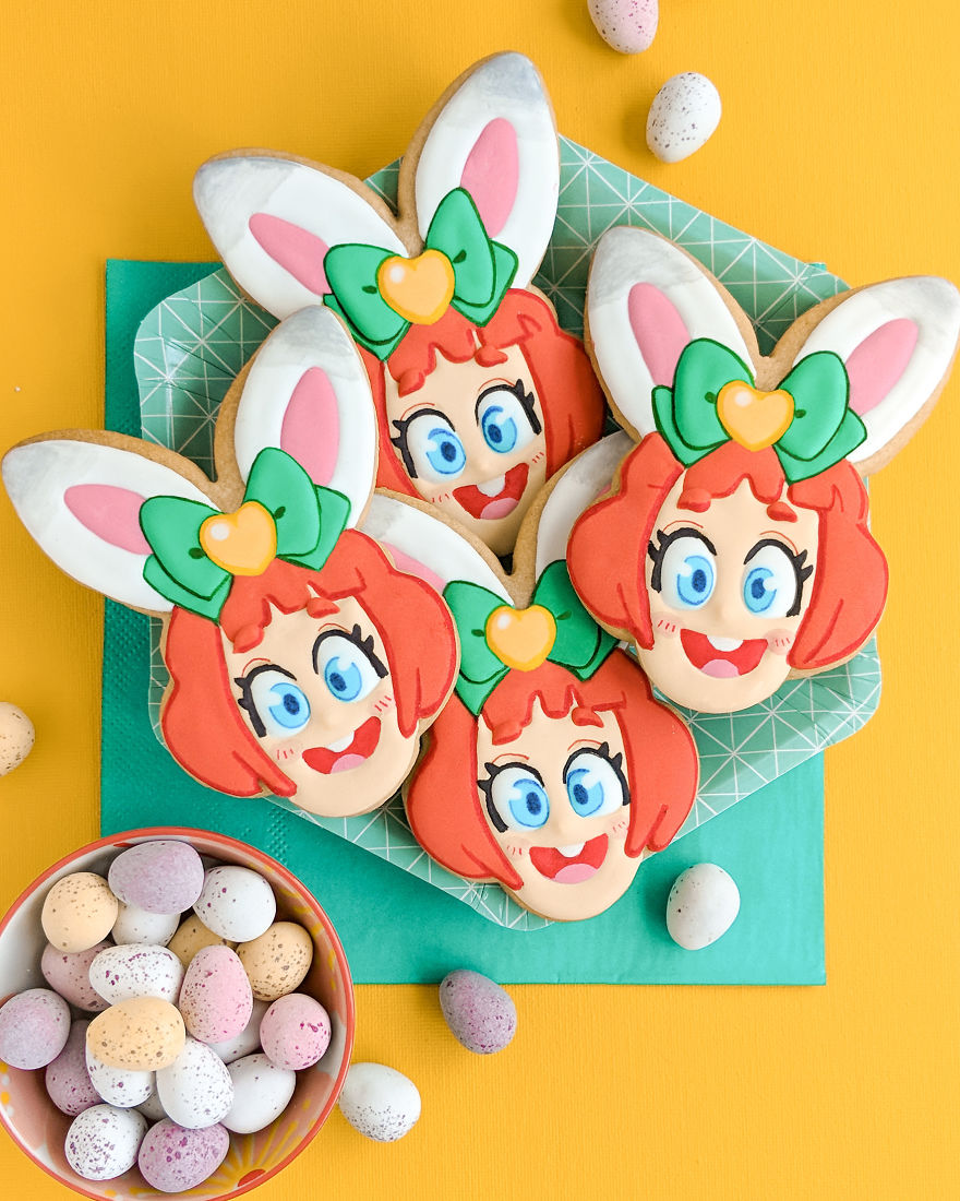 I Spend My Free Time Creating Cookies Of Characters Almost Too Cute To Eat!