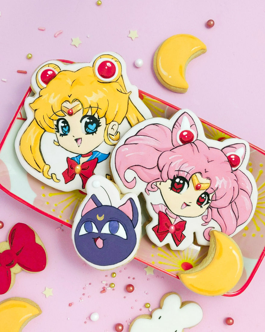 I Spend My Free Time Creating Cookies Of Characters Almost Too Cute To Eat!