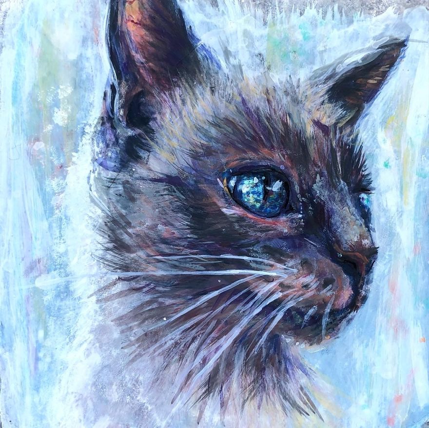 I Started Painting Cats On My Daughter’s Sandwich Bags I Started Painting Cats On My Daughter’s Sandwich Bags