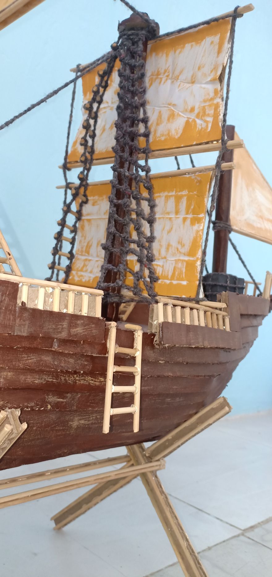 I Made This Pirate Ship Using Cardboard