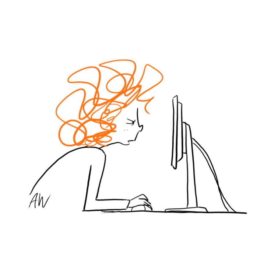 I Create Little Red Cartoons