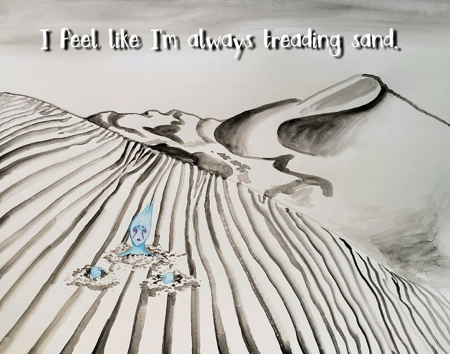 I Illustrate The Voices Of Anonymous Individuals Suffering From Depression And Anxiety I Illustrate The Voices Of Anonymous Individuals Suffering From Depression And Anxiety